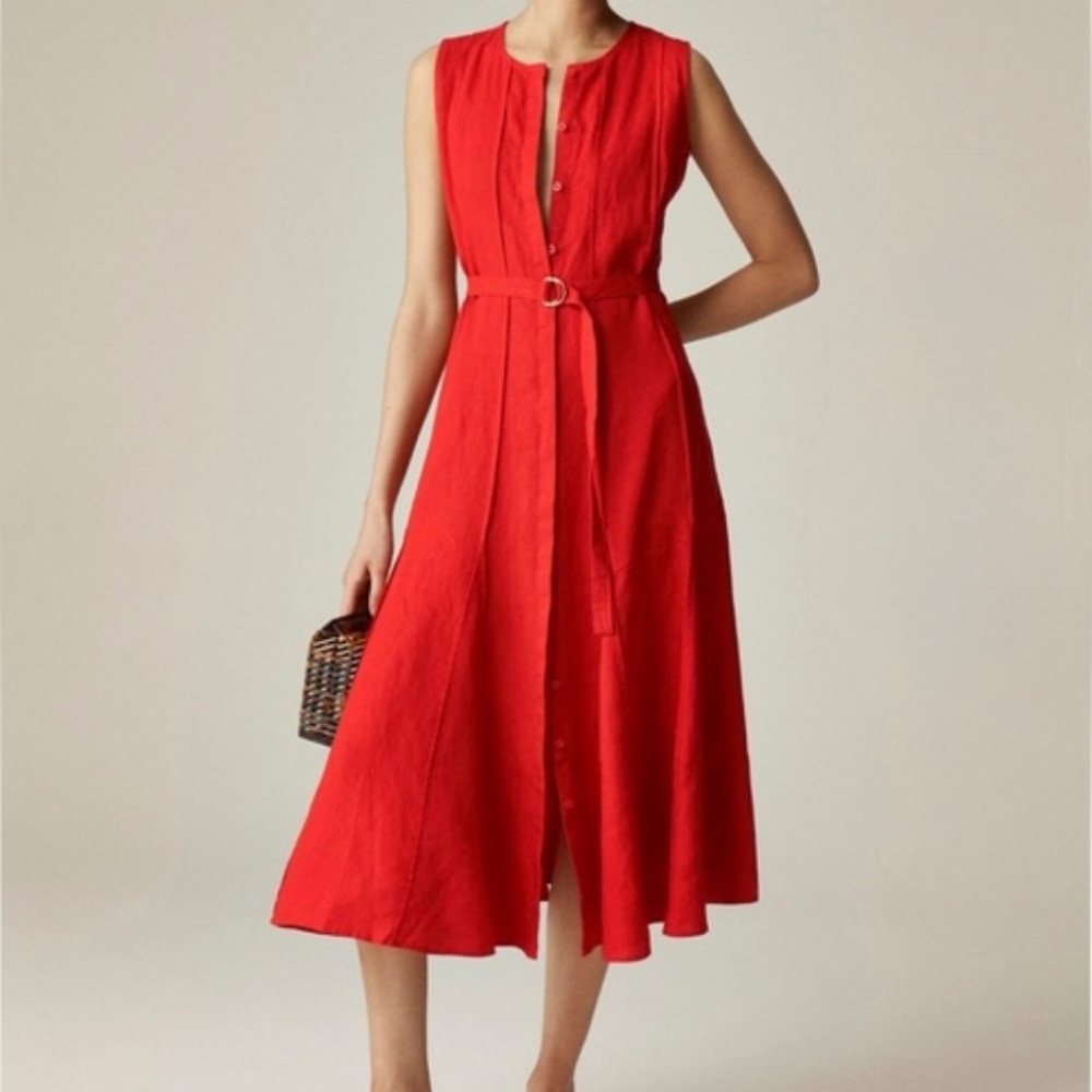 J. Crew Linen Dress